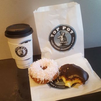 Top Pot Doughnuts - Donuts and coffee. Nice logo art! - Bakeries Near Me - Seattle, Washington Top Pot Doughnuts - Donuts and coffee. Nice logo art! - Bakeries Near Me - Seattle, Washington