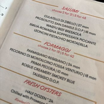 Bar Sprezzatura - Italian Near Me - New York, New York