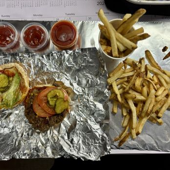 Five Guys - Little Hamburger and  Little Fries - Burgers Near Me - Boston, Massachusetts