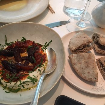 abcV - Pine nut and harissa with homemade pita - Vegetarian Near Me - New York, New York abcV - Pine nut and harissa with homemade pita - Vegetarian Near Me - New York, New York