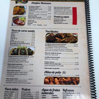 Doña Salsa - Dinner menu. - Mexican Near Me - Laredo, Texas Doña Salsa - Dinner menu. - Mexican Near Me - Laredo, Texas