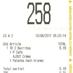 McDonald's - 10 juin 2017 / Petit déjeuner