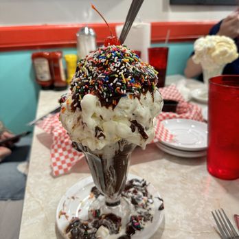 Mel's Hard Luck Diner - Hot fudge Sundae Kind of Love 2 Scoop - Diners Near Me - Branson, Missouri Mel's Hard Luck Diner - Hot fudge Sundae Kind of Love 2 Scoop - Diners Near Me - Branson, Missouri
