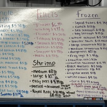 Warren's Seafood - May 2025 Menu & Pricing - Seafood Markets Near Me - Savannah, Georgia Warren's Seafood - May 2025 Menu & Pricing - Seafood Markets Near Me - Savannah, Georgia