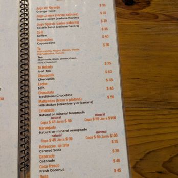 El Cielito - menu - Hotels Near Me - Puerto Vallarta, JAL