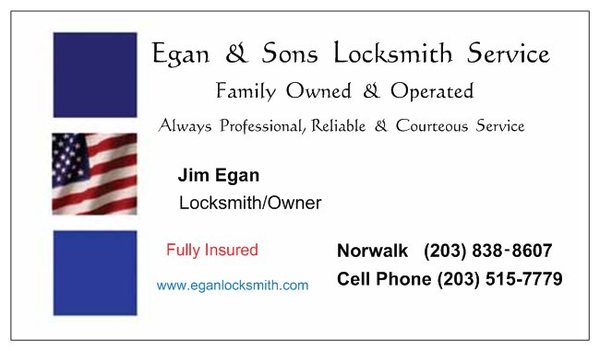 Egan & Son Locksmith Service