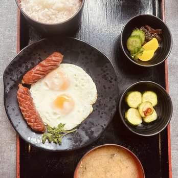 Suehiro DTLA - Eggs and Japanese sausage - Ramen Near Me - Los Angeles, California Suehiro DTLA - Eggs and Japanese sausage - Ramen Near Me - Los Angeles, California