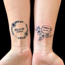 Mystical Markings Tattoo Studio - Coordinating wrist tattoos