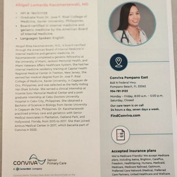 Conviva - My Doctor, the best! - Medical Centers Near Me - Pompano Beach, Florida