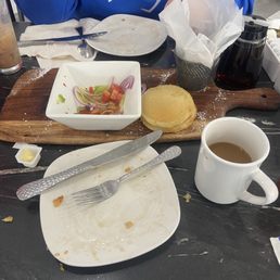 Our empty Breakfast Board! (Meant to get a pic before, it was too good) Our empty Breakfast Board! (Meant to get a pic before, it was too good)