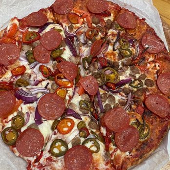 Pizza & Grill - Supreme pizza minus olives, mushrooms, and bell pepper - Pizza Near Me - Tempe, Arizona