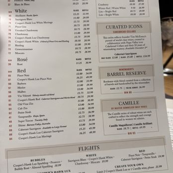 Cooper’s Hawk Winery & Restaurant - New American Near Me - Richmond, Virginia