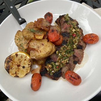 Leary's Landing Irish Pub - Steak and Smash potatoes. - Irish Pub Near Me - Bar Harbor, Maine
