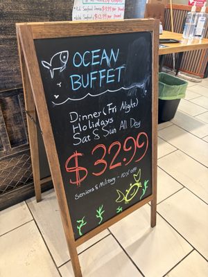 Menu photo 2 Ocean Buffet Carlsbad, CA Menu photo 2 Ocean Buffet Carlsbad, CA