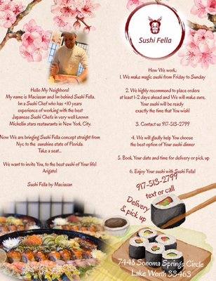 Menu photo 4 Sushi Fella Lake Worth, FL