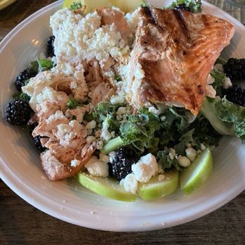 Industry Public House - 9th Ward Salad - salmon/kale/green apple/goat cheese and caper vinaigrette. Really enjoyed - New American Near Me - Pittsburgh, Pennsylvania Industry Public House - 9th Ward Salad - salmon/kale/green apple/goat cheese and caper vinaigrette. Really enjoyed - New American Near Me - Pittsburgh, Pennsylvania