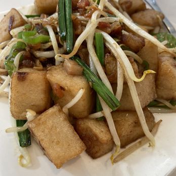 Ding’s Kitchen - Turnip cake with xo sauce - Chinese Near Me - Newton, Massachusetts