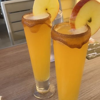 Broken Yolk Cafe - Carmel apple mimosa...SOOOO GOOD! - Breakfast & Brunch Near Me - Orange, California Broken Yolk Cafe - Carmel apple mimosa...SOOOO GOOD! - Breakfast & Brunch Near Me - Orange, California