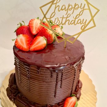 Chef Schonberg's Sweet's - three layered strawberry cake - Bakeries Near Me