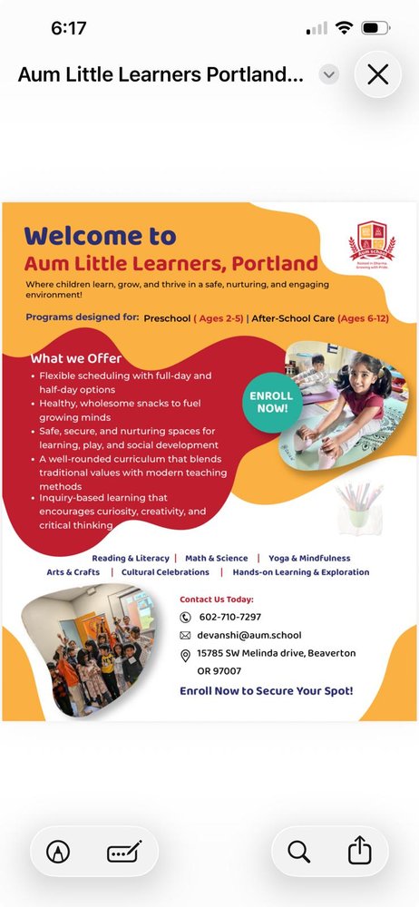 Aum Little Learner Logo