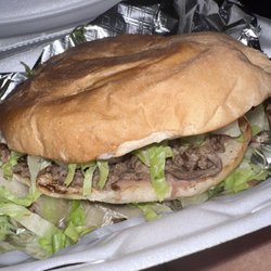 Taqueria Los 3R's - Torta w/asada (beef steak)