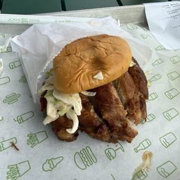 BBQ Boneless Baby Back Rib Sandwich BBQ Boneless Baby Back Rib Sandwich