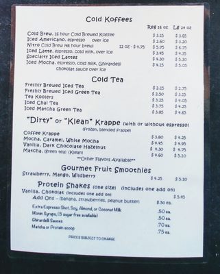 Menu photo 8 Krazy Kup Plant City, FL