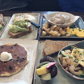 First Watch - Avocado toast, biscuits and gravy, ricotta pancakes, blueberry pancake, and the farmhouse hash - Breakfast & Brunch Near Me - San Antonio, Texas