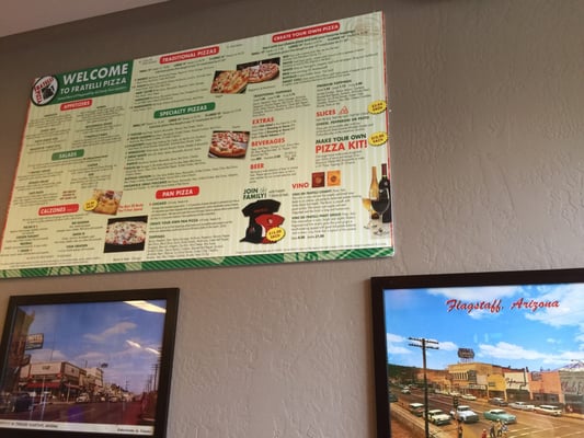 Menu photo 5 Fratelli Pizza Flagstaff, AZ