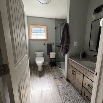 Dale Lewis Construction - Remodeled bathroom - General Contractors Near Me - Corry, Pennsylvania Dale Lewis Construction - Remodeled bathroom - General Contractors Near Me - Corry, Pennsylvania