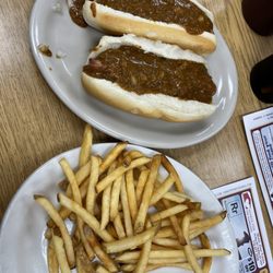 Louies Texas Red Hots - 2 sliders, sly dogs, up however you want to shake it