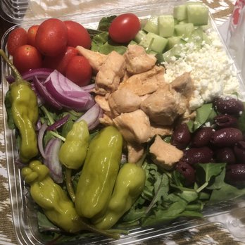 Salads by Martha - Mediterranean salad with chicken. - Salad Near Me - Ellenwood, Georgia Salads by Martha - Mediterranean salad with chicken. - Salad Near Me - Ellenwood, Georgia