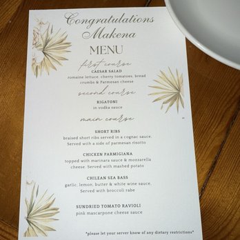 Grand Vin - Adorable custom menu - Wine Bars Near Me - Hoboken, New Jersey
