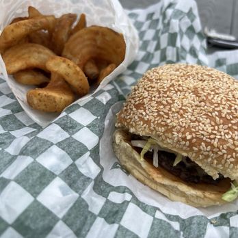 Underbelly Burger - Burger with fries! - Burgers Near Me - Houston, Texas