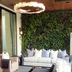 Plants On Walls - Florafelt Vertical Garden, Private Residence, Beverly Hills.