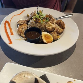 Pub By Novo - Grilled chicken with rice served with steamed vegetables and teriyaki sauce - Sports Bars Near Me - Bowling Green, Kentucky Pub By Novo - Grilled chicken with rice served with steamed vegetables and teriyaki sauce - Sports Bars Near Me - Bowling Green, Kentucky