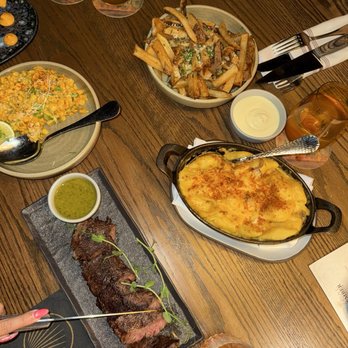 Mezcal - Elote, skirt steak, fries & smack & cheese. Heaven on a table. - Mexican Near Me - Old Bridge, New Jersey Mezcal - Elote, skirt steak, fries & smack & cheese. Heaven on a table. - Mexican Near Me - Old Bridge, New Jersey