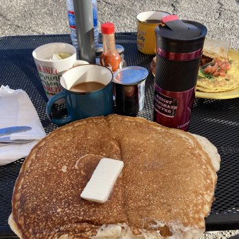 Loulou's Griddle In the Middle - Hubcap pancake also 10 stars. Best pancake I've ever had! Thank you! - Breakfast & Brunch Near Me - Monterey, California Loulou's Griddle In the Middle - Hubcap pancake also 10 stars. Best pancake I've ever had! Thank you! - Breakfast & Brunch Near Me - Monterey, California