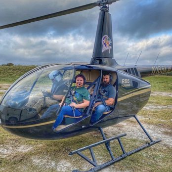 HeliBacon - HeliBacon Helicopter, Pilot Chase, myself, and my husband! - Wildlife Hunting Ranges Near Me - Bryan, Texas