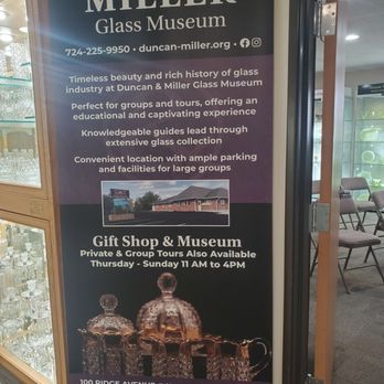 Duncan & Miller Glass Museum - We're getting the private tour - Museums Near Me - Washington, Pennsylvania Duncan & Miller Glass Museum - We're getting the private tour - Museums Near Me - Washington, Pennsylvania