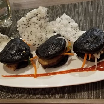 Basalt - Bao buns with pork belly...yummy! - New American Near Me - Honolulu, Hawaii Basalt - Bao buns with pork belly...yummy! - New American Near Me - Honolulu, Hawaii