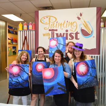 Painting with a Twist - Mom's day party :) - Art Classes Near Me - St. Augustine, Florida