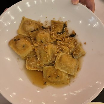 Pasta Moon - Butternut Squash & Mascarpone Ravioli - Italian Near Me - Half Moon Bay, California Pasta Moon - Butternut Squash & Mascarpone Ravioli - Italian Near Me - Half Moon Bay, California