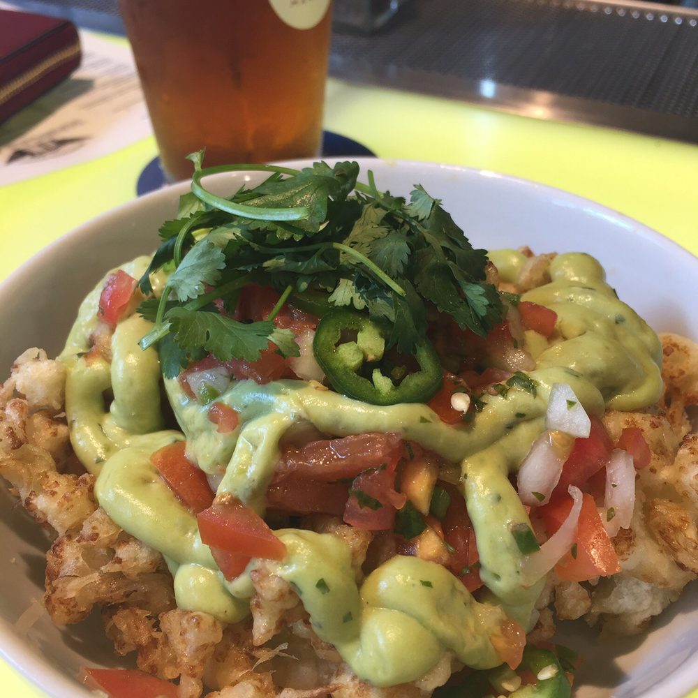 The Hangar Bar - Cauliflower nachos ($7). - New American Near Me - Tustin, California The Hangar Bar - Cauliflower nachos ($7). - New American Near Me - Tustin, California