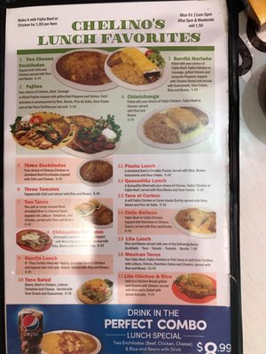 Menu photo 3 Chelino's Mexican Restaurant Yukon, OK Menu photo 3 Chelino's Mexican Restaurant Yukon, OK