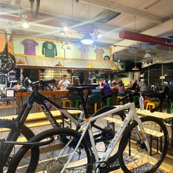 Piney Mountain Bike Lounge - Bikes and Seating Area