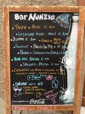 Menu photo 2 Bar Nunzio Corniglia, SP