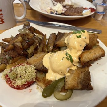 Early Bird - Pork belly eggs benedict - New American Near Me - Fullerton, California