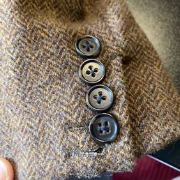 Terrible job and sewed on buttons crooked. Never should have been done in the first place. Terrible job and sewed on buttons crooked. Never should have been done in the first place.