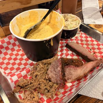 Big B’s Texas BBQ - Mac & Cheese quart size. Family Style Brisket (and fatty) Family Style Pulled Pork and coleslaw. - Barbeque Near Me - Las Vegas, Nevada Big B’s Texas BBQ - Mac & Cheese quart size. Family Style Brisket (and fatty) Family Style Pulled Pork and coleslaw. - Barbeque Near Me - Las Vegas, Nevada